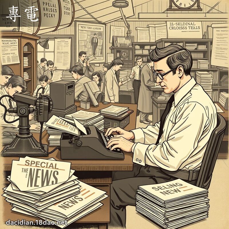 专电 - 国语大辞典配图