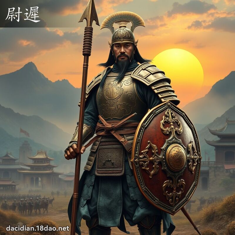 尉遲 - 國語大辭典配圖