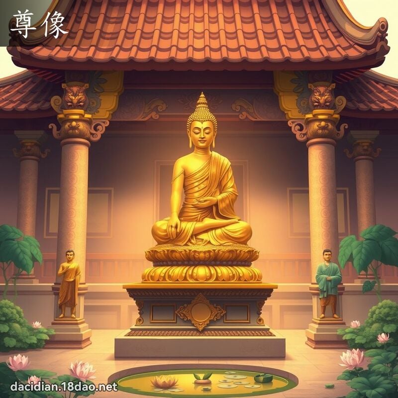 尊像 - 國語大辭典配圖