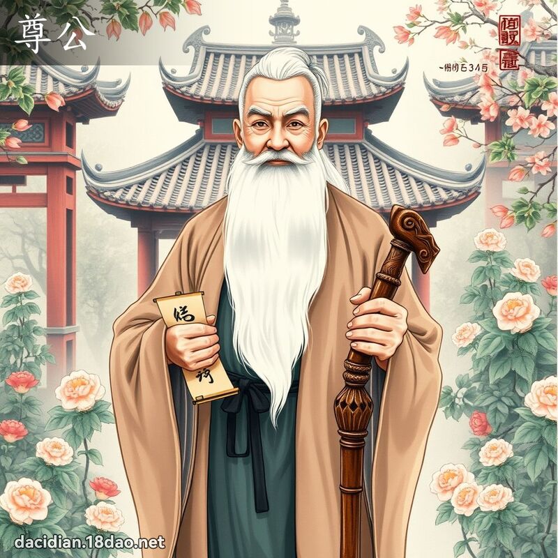 尊公 - 国语大辞典配图