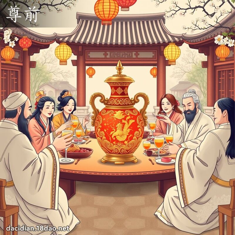 尊前 - 国语大辞典配图