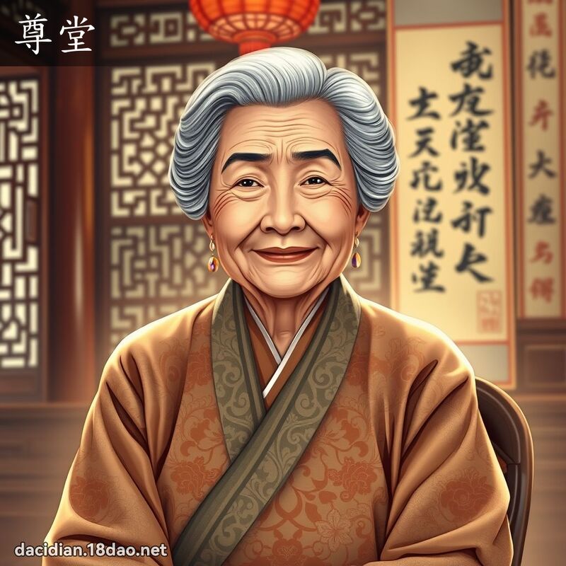 尊堂 - 國語大辭典配圖
