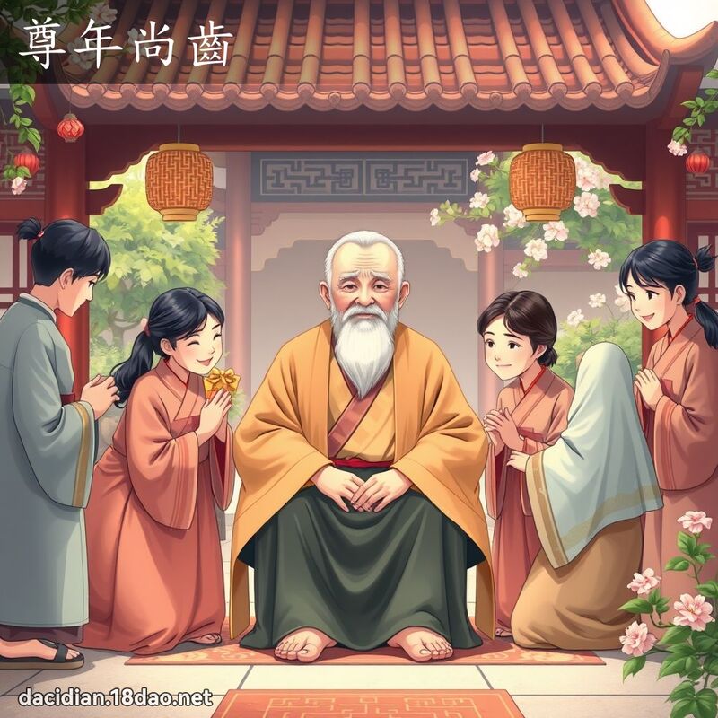 尊年尚齒 - 國語大辭典配圖