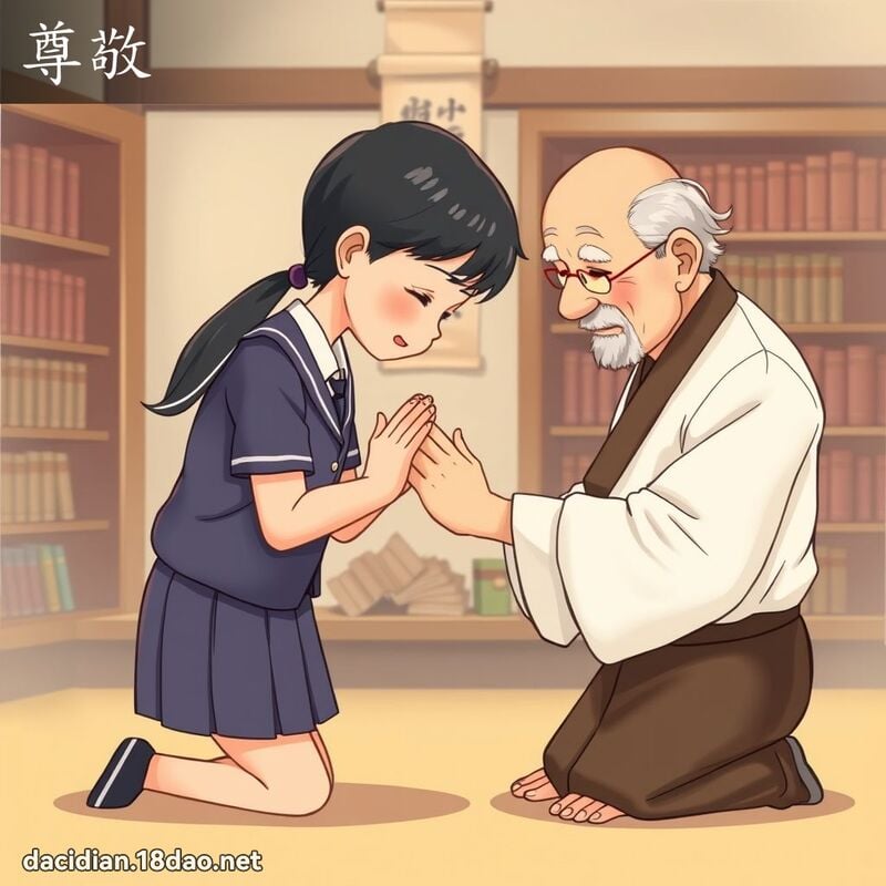 尊敬 - 國語大辭典配圖