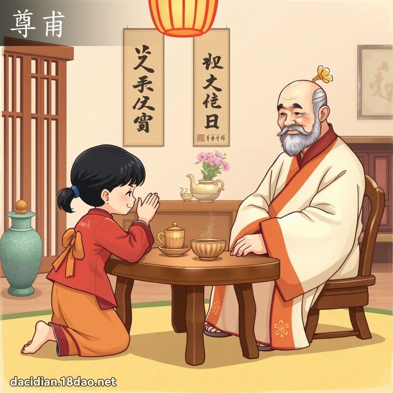 尊甫 - 國語大辭典配圖