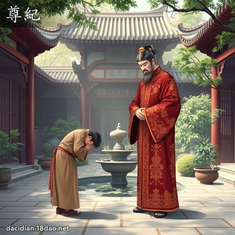 尊紀 - 國語大辭典配圖