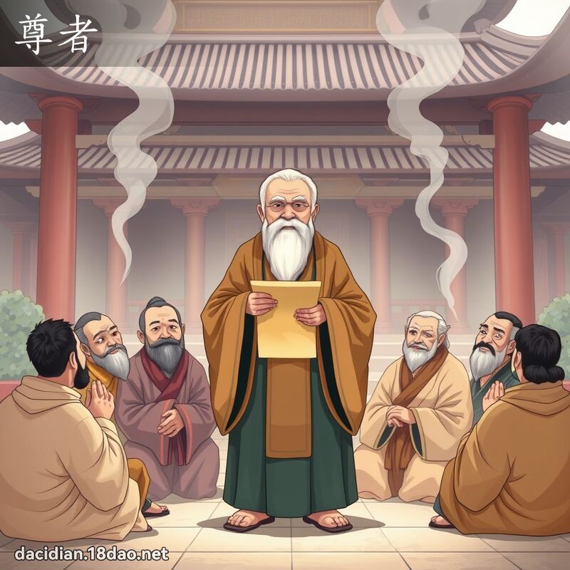 尊者 - 国语大辞典配图