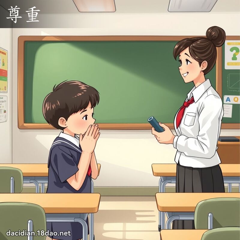 尊重 - 国语大辞典配图