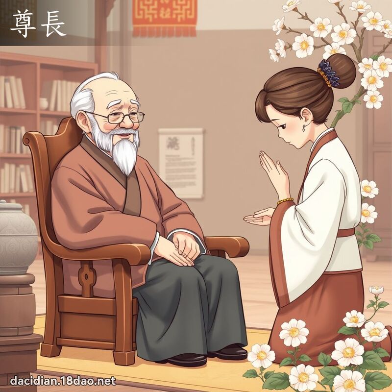 尊長 - 國語大辭典配圖