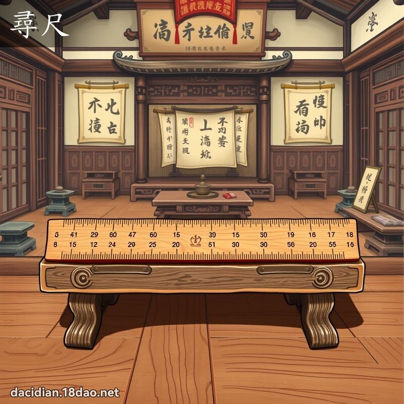 寻尺 - 国语大辞典配图