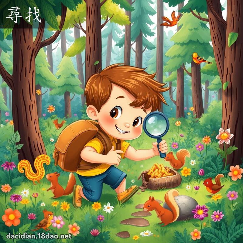 尋找 - 國語大辭典配圖