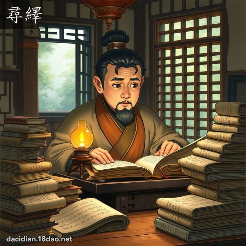 尋繹 - 國語大辭典配圖
