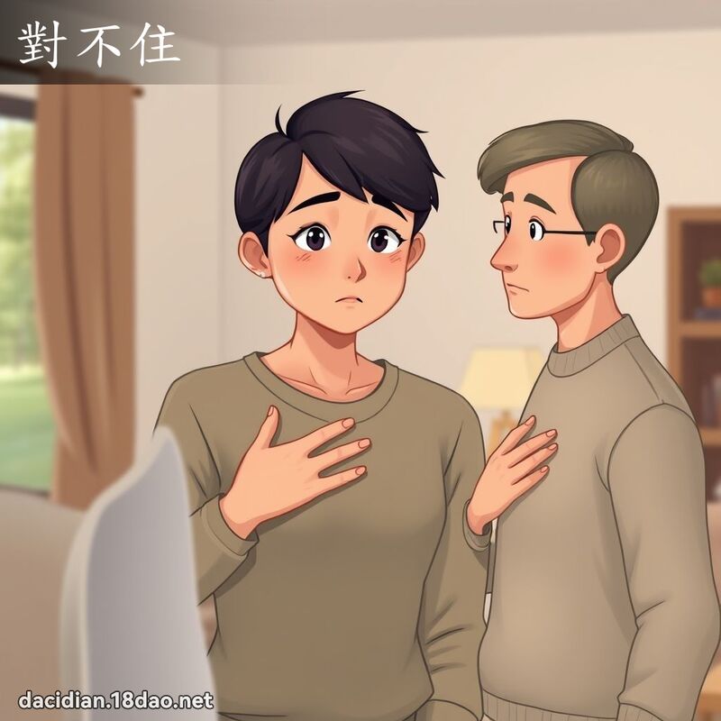 对不住 - 国语大辞典配图