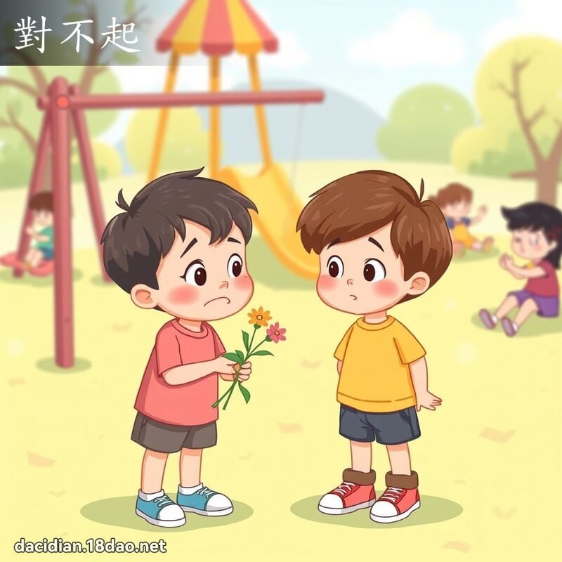 對不起 - 國語大辭典配圖