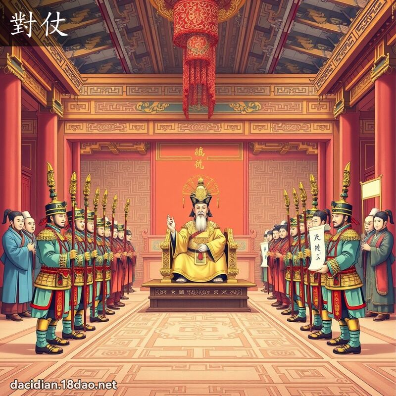 对仗 - 国语大辞典配图