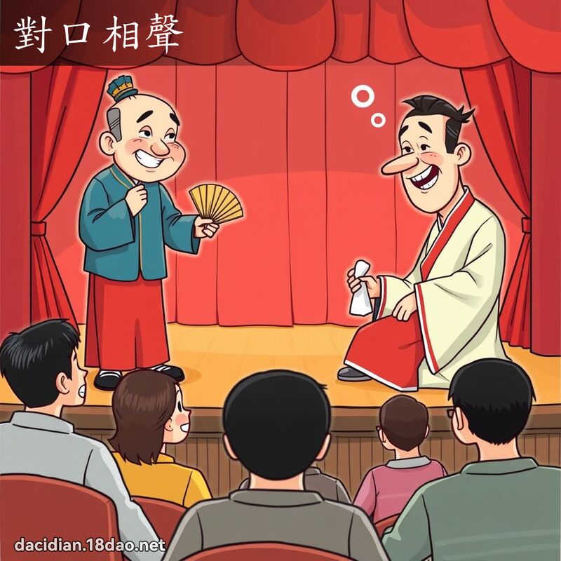 對口相聲 - 國語大辭典配圖