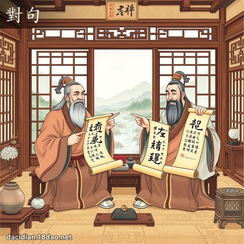 对句 - 国语大辞典配图