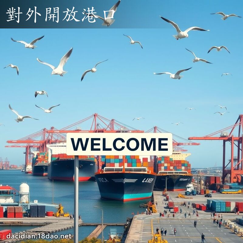 對外開放港口 - 國語大辭典配圖