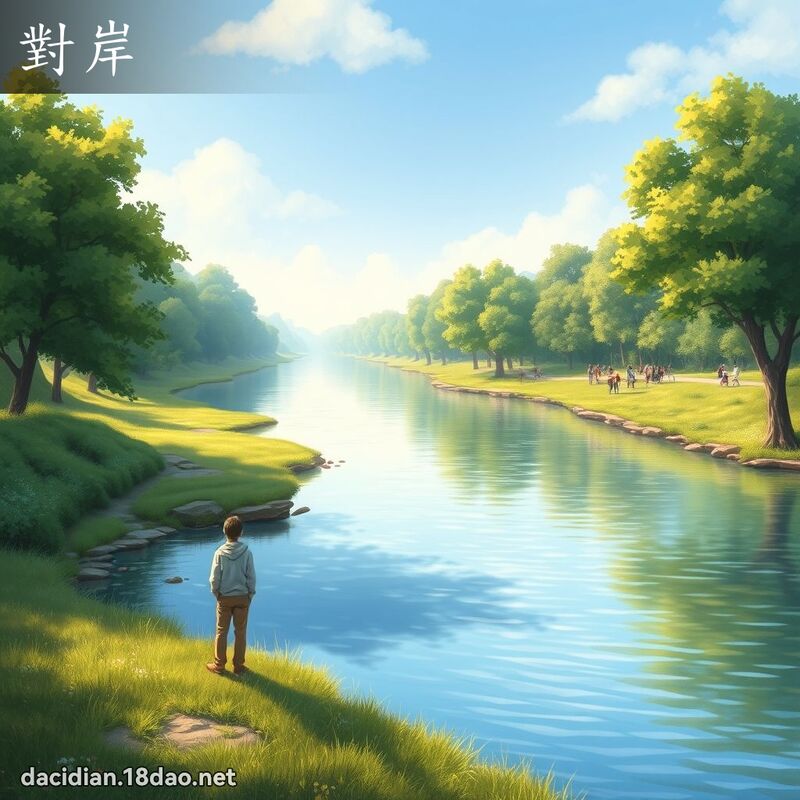 對岸 - 國語大辭典配圖