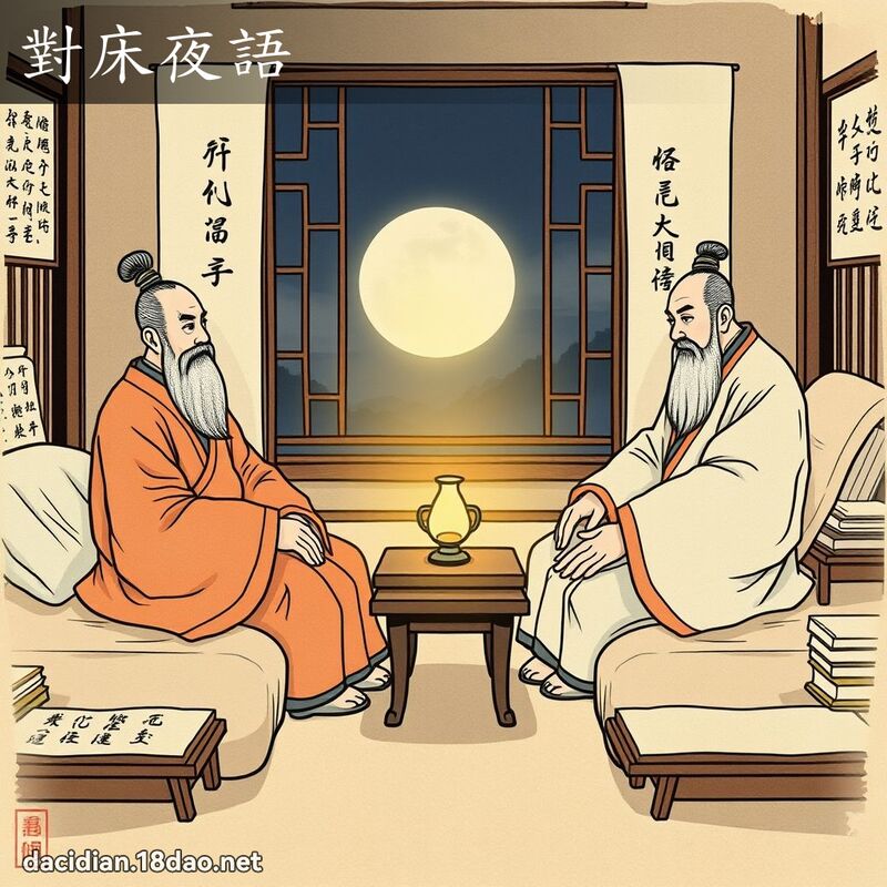 對床夜語 - 國語大辭典配圖