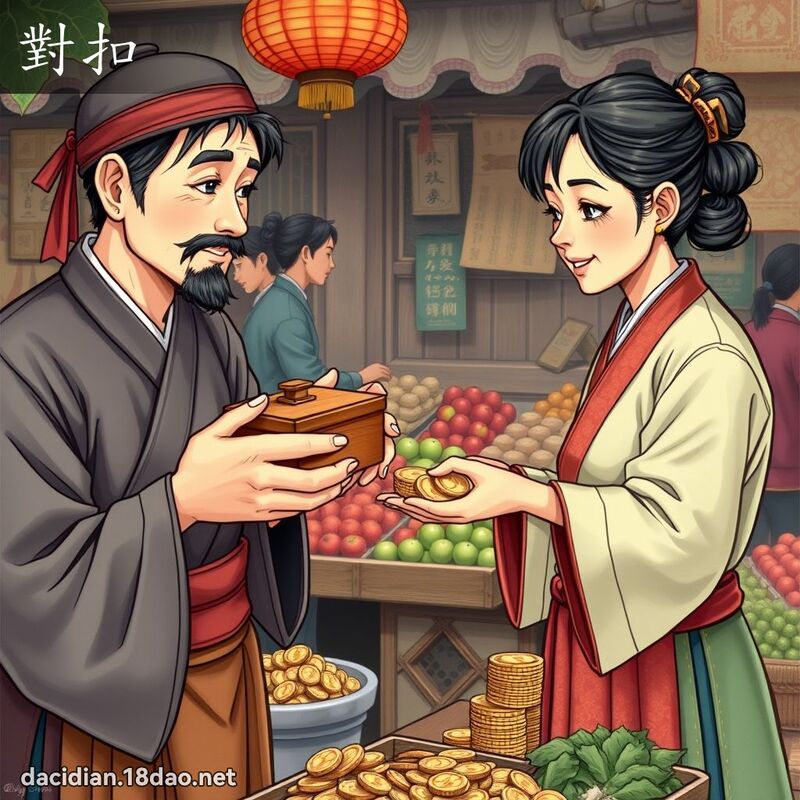 對扣 - 國語大辭典配圖