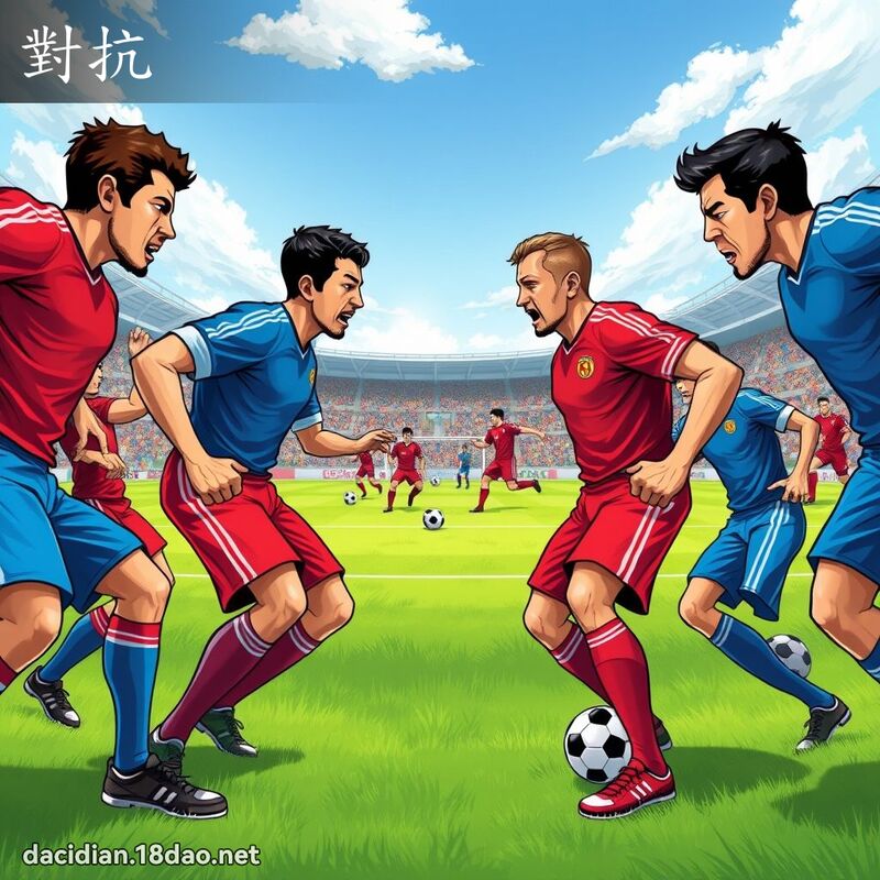 对抗 - 国语大辞典配图
