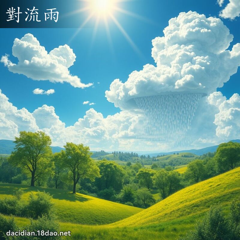 对流雨 - 国语大辞典配图