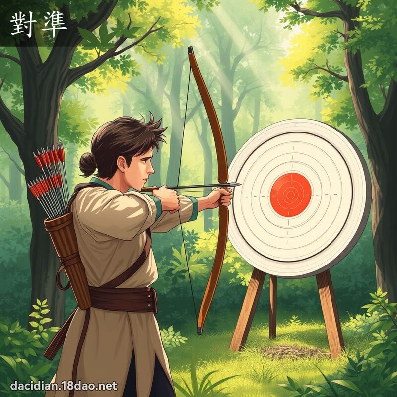 对准 - 国语大辞典配图