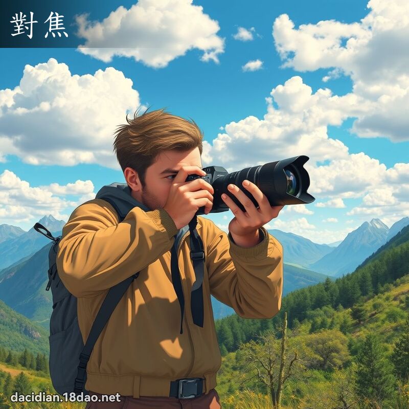 对焦 - 国语大辞典配图