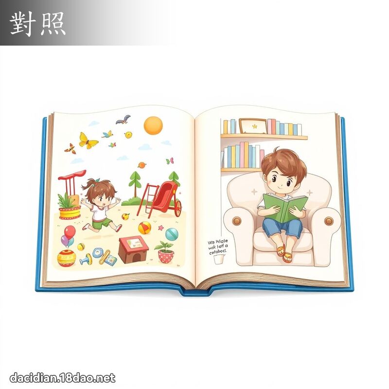 对照 - 国语大辞典配图