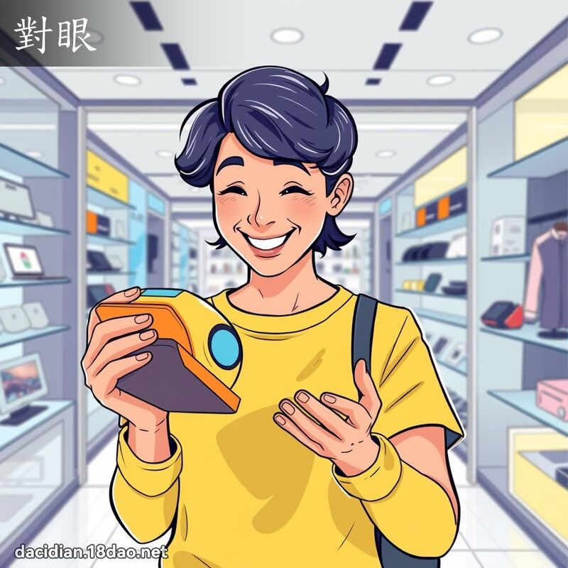 對眼 - 國語大辭典配圖