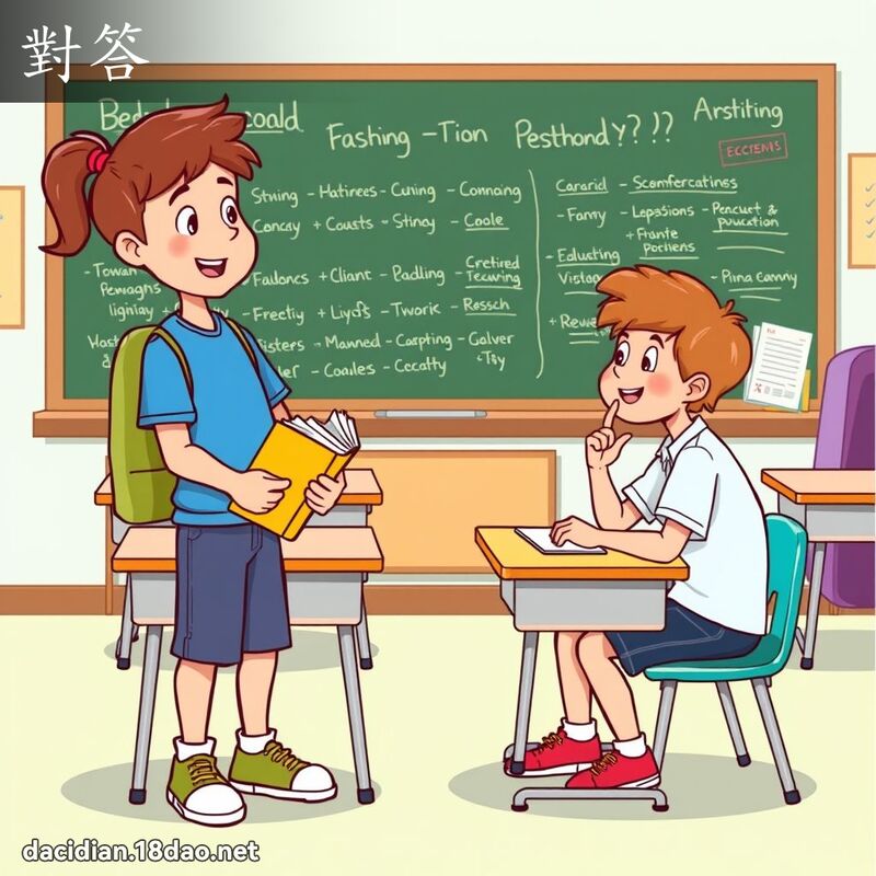 對答 - 國語大辭典配圖