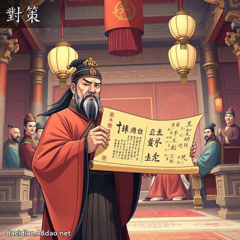 對策 - 國語大辭典配圖