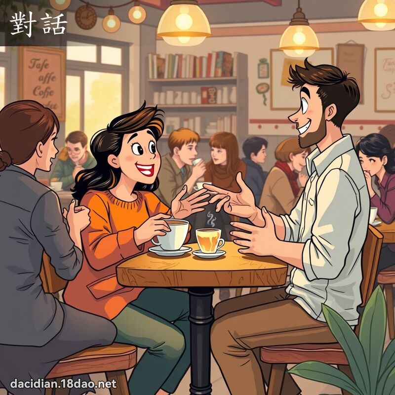 對話 - 國語大辭典配圖