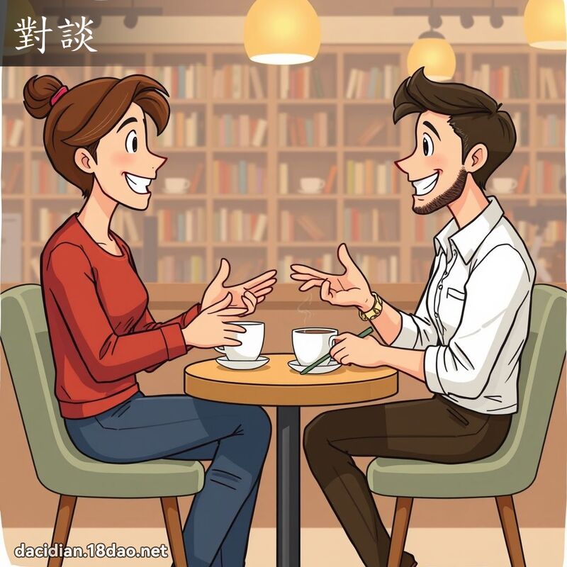 对谈 - 国语大辞典配图
