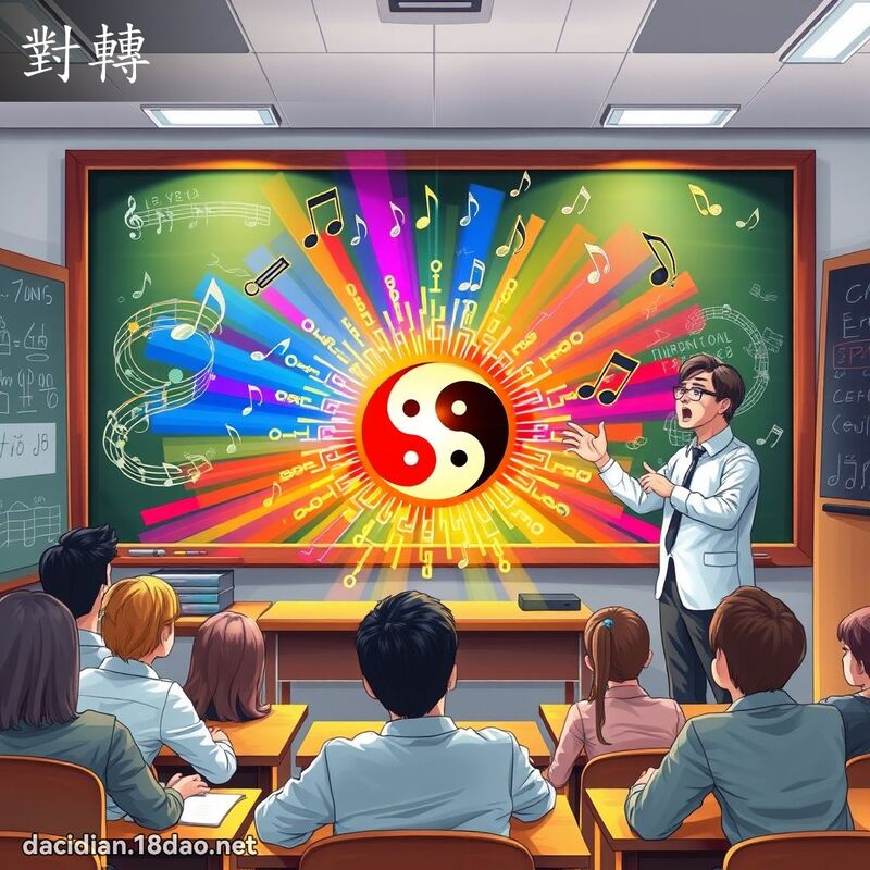 对转 - 国语大辞典配图