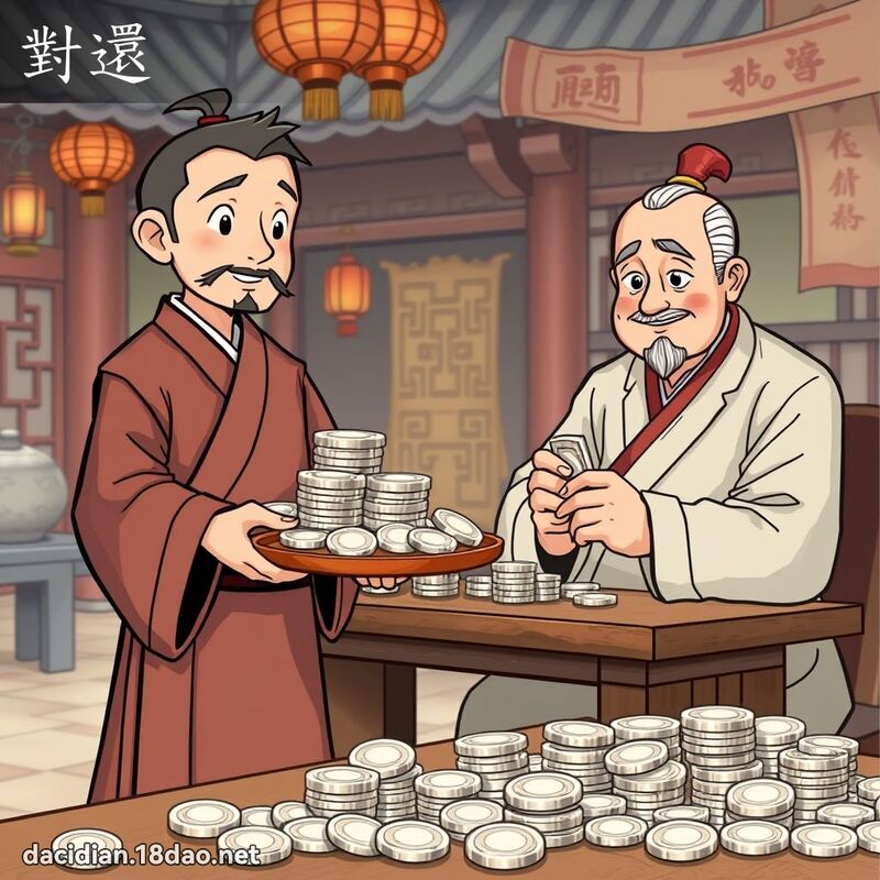 對還 - 國語大辭典配圖