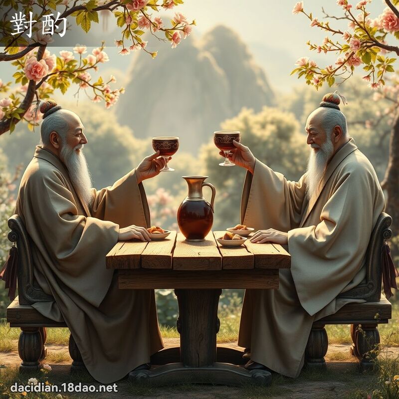 对酌 - 国语大辞典配图