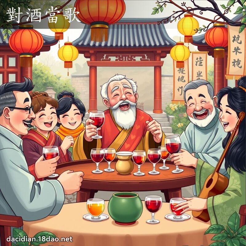 對酒當歌 - 國語大辭典配圖