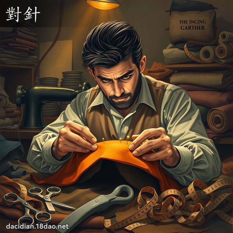 对针 - 国语大辞典配图