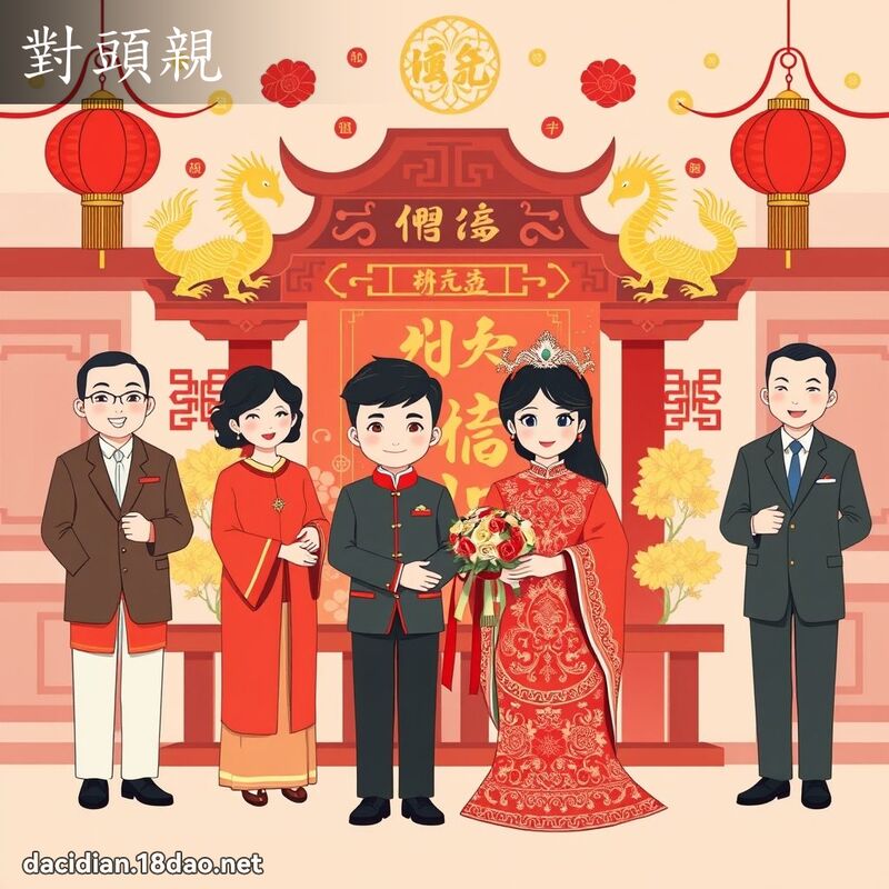 对头亲 - 国语大辞典配图