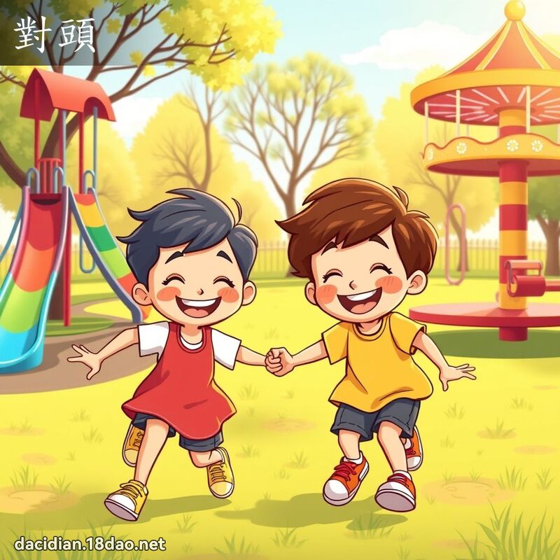 词语: 对头 (多意词)