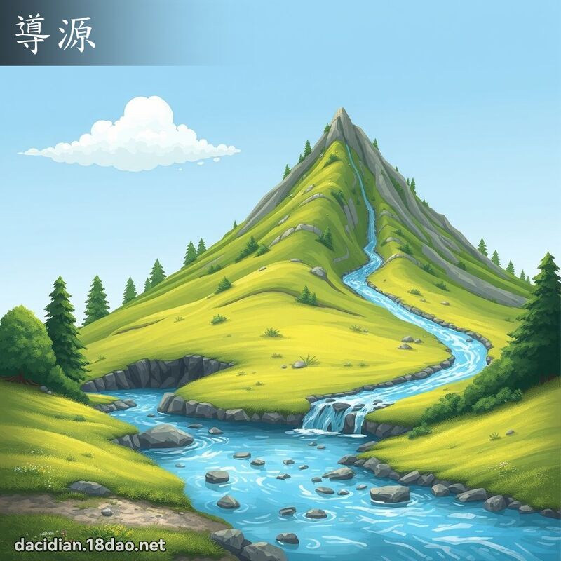 导源 - 国语大辞典配图