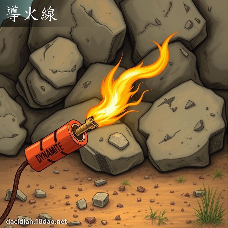導火線 - 國語大辭典配圖
