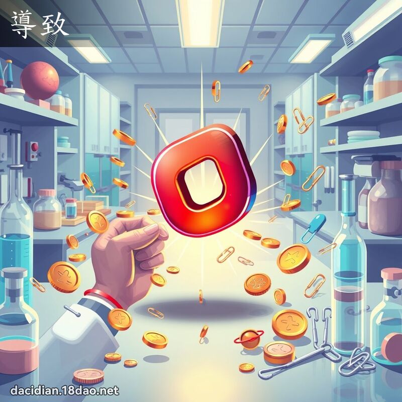 導致 - 國語大辭典配圖