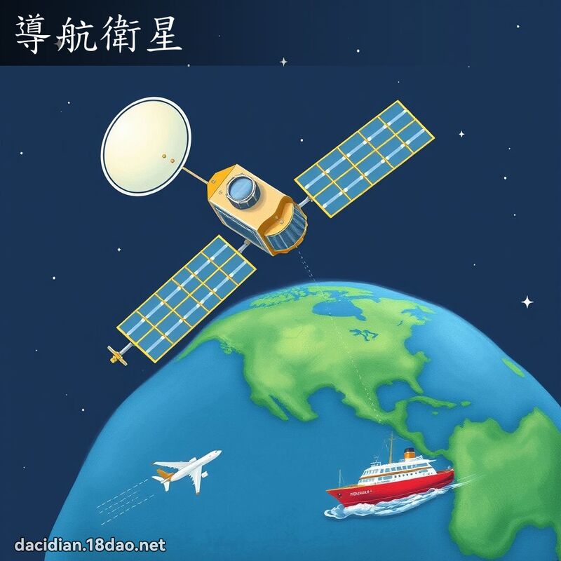 导航卫星 - 国语大辞典配图