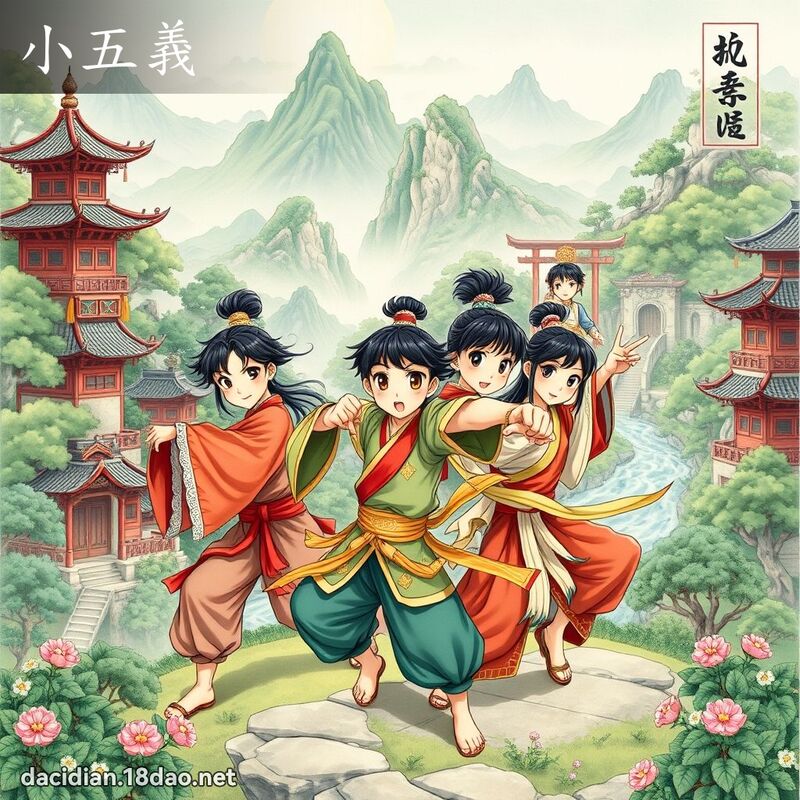小五義 - 國語大辭典配圖