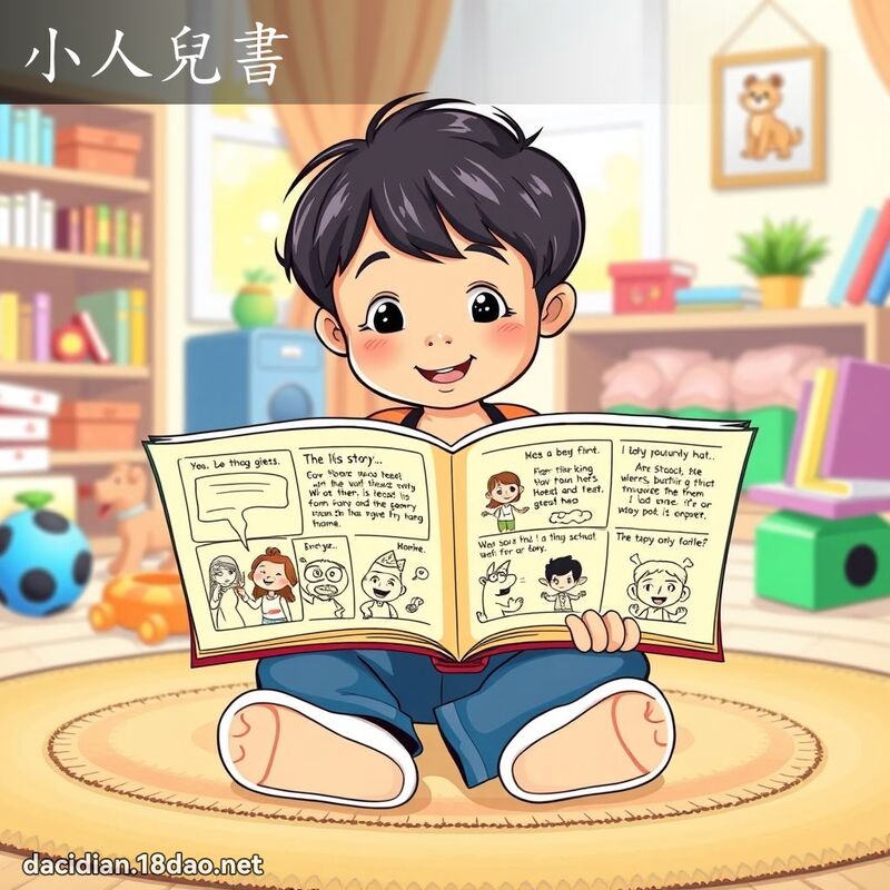 小人兒書 - 國語大辭典配圖