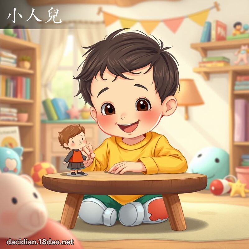 小人兒 - 國語大辭典配圖