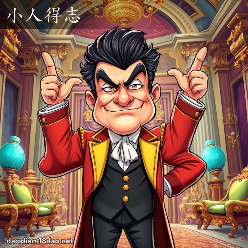 小人得志 - 国语大辞典配图